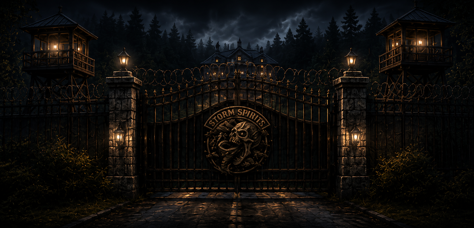 Entrée principale du domaine Stormheaven
