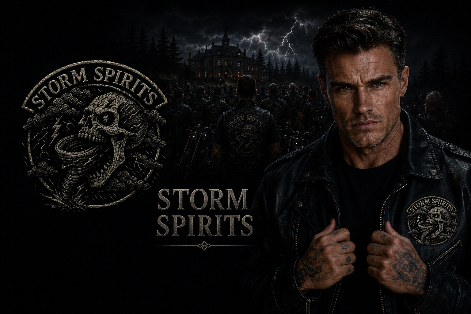 Les Storm Spirits et leur président Edson Bates