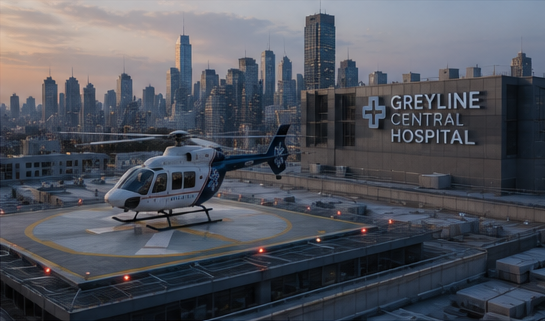 Greyline Central Hospital — vue 3