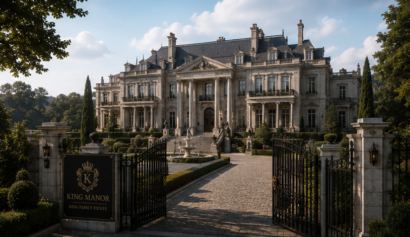 King Manor — vue principale