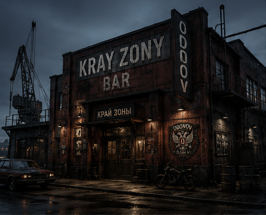 QG de la Bratva Odonov: Le bar Kray Zony — vue 1