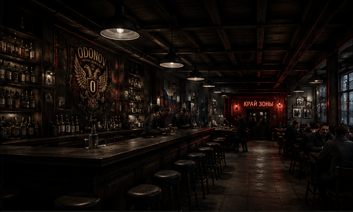QG de la Bratva Odonov: Le bar Kray Zony — vue 2