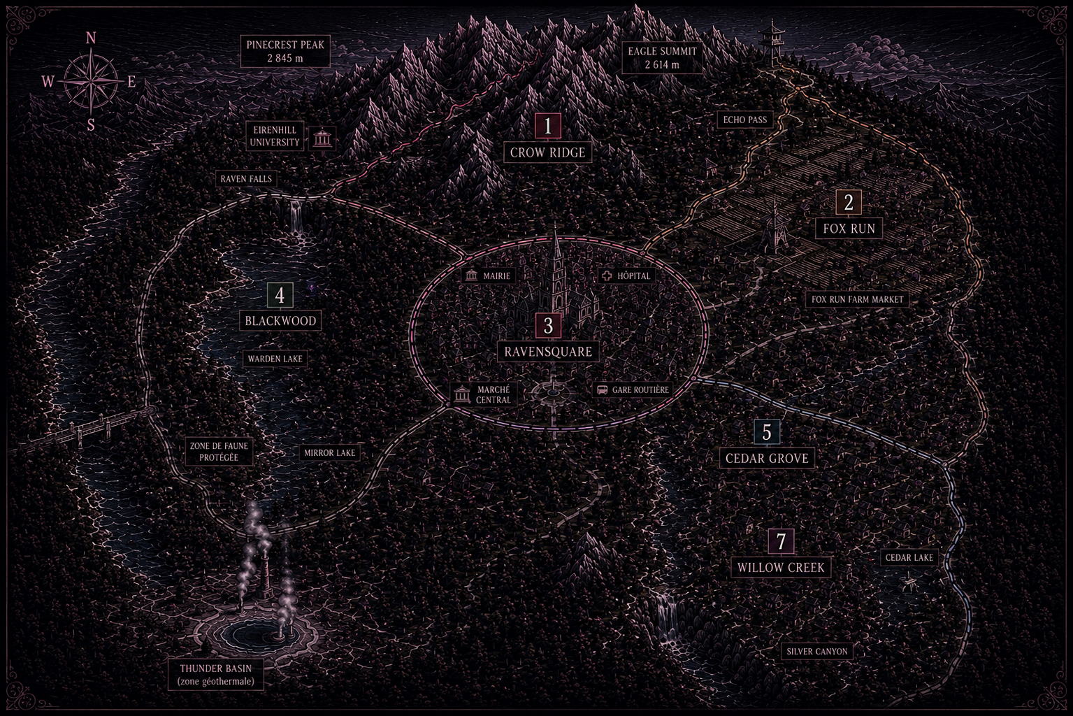 Carte de Ravencrest
