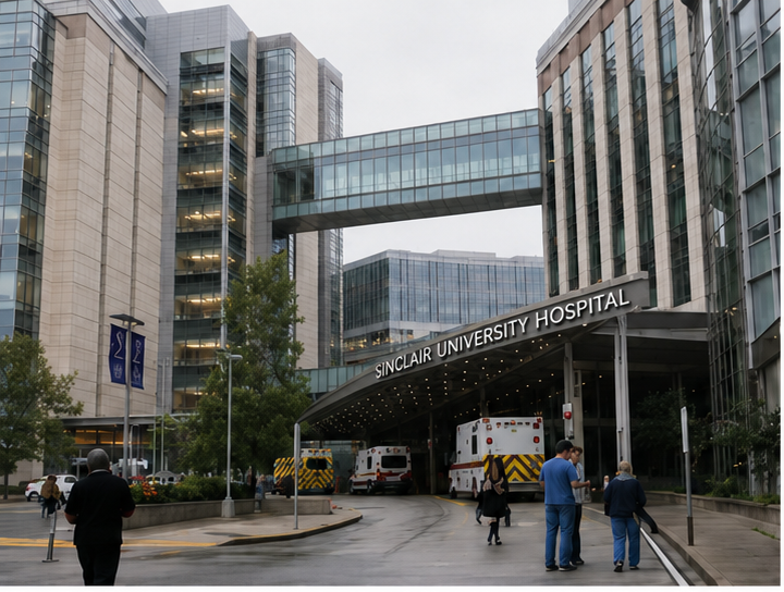 Sinclair University Hospital (SUH) — vue 1