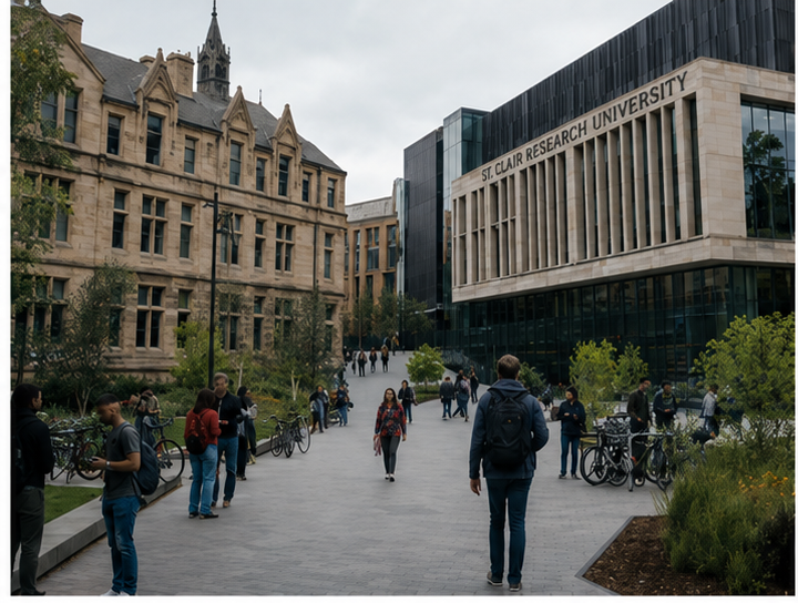 Sinclair Research University (SRU) — vue 1