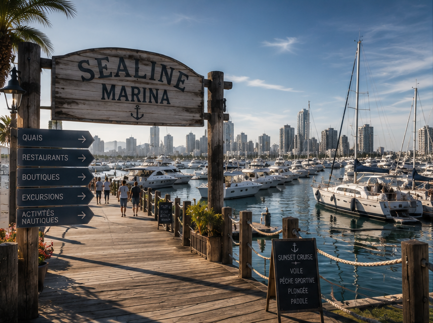 Sealine Marina — vue principale